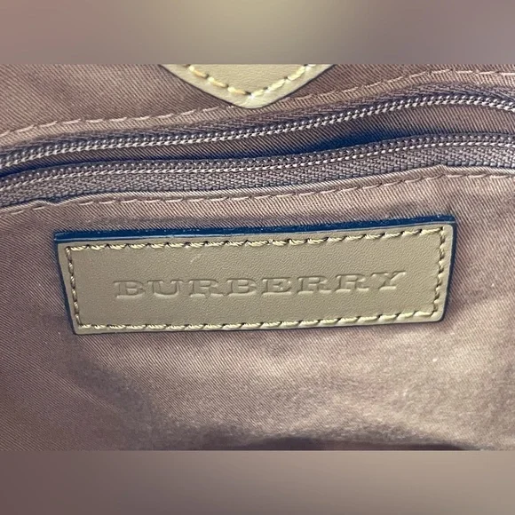 Burberry Beige and Black Check Shoulder Bag - Picture 14 of 15